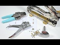 Review | Herramientas para colocación de ojales | Colocando ojales perfectos - YouTube