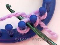 Loom Knitting: Crochet Cast On More