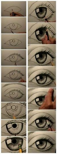 me encantan los dibujos de ojos porque nunca me salio dibujarlos bien y a los artistas les salen hermooooooooso