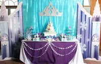 Frozen Inspired Ice Princess Party | CatchMyParty.com