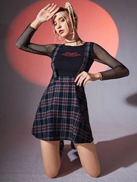 Is That The New Plaid Straps Skirt ??| ROMWE USA