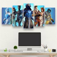 Kit de quadros fortnite gamer para seu setup #fortnite #pcgamer