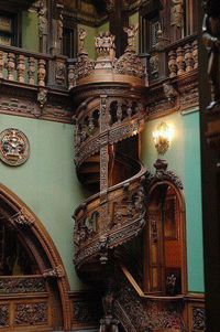 Elaborate Spiral Staircase