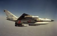 B-58 bomber in flight