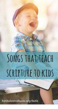 Songs are a great way to teach Biblical truths and stories to young children, especially the musically and aurally oriented. Songs from this list can be combined effectively with Bible lessons to help children remember the lessons they learn.