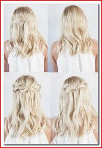 Easy Half Up Half Down Hairstyles #hair #hairstyles