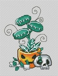 Happy Halloween. Flycatcher Cross Stitch Pattern, code AO-204 Alisa Okneas | Buy online on Mybobbin.com