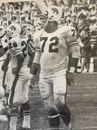 Ron McDole Buffalo Bills Defensive Tackle 1963 to 1970 18-year veteran spent 8 years with the Buffalo Bills.