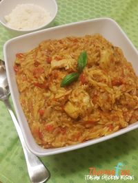 Thermomix Italian Chicken Risoni - ThermoFun | Thermomix Recipes & Tips