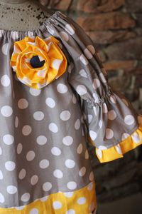 You Make Me Happy Peasant Dress Available 5 to 10 by gloriousgoose