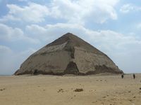 Bent pyramid, Saqqara. A wonderful day trip out from Cairo.
