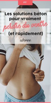 On en rêve toutes : avoir un ventre plat et une taille fine... comme par magie ! Même si la recette n'est pas miraculeuse, il existe quelques moyens très efficaces pour perdre du ventre rapidement sans devoir radicalement changer de vie ! /// #aufeminin #ventreplat #mincir #ventre #abdos #mince #minceur #perdreduventre #perdreventre #perdrepoids