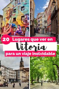 ¿Quieres saber qué ver en Vitoria Gasteiz? Vas a visitar Vitoria-Gasteiz, una de las joyas del País Vasco, aquí tienes todo lo que ver en Vitoria en un día o más, los rincones con más encanto de Vitoria-Gasteiz, incluyendo la ruta de los Murales de Vitoria, el Anillo Verde, la Catedral de Vitoria, la Plaza de la Virgen Blanca de Vitoria, dónde comer en Vitoria, alojamiento en Vitoria, ¡y mucho más! que hacer en Vitoria, que ver en Pais Vasco, que ver en España #Vitoria #PaisVasco #España