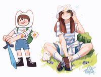 “Adventure time vibe. #aimseyfanart”