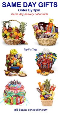 We deliver gift baskets and flowers the same day to almost any city in the United States. Send a fruit basket for a birthday, anniversary, Christmas or any occasion.
