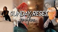 MY SUNDAY RESET ROUTINE | grocery shopping, deep cleaning, meal prepping, & planning - YouTube