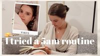 I Tried a 5am Morning Routine For a Week (+ WOW It Was Way Harder Than I Thought) - YouTube