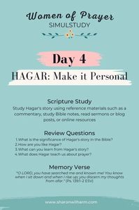 Women of Prayer Simulstudy: Day 4 - Sharon Wilharm | All God's Women
