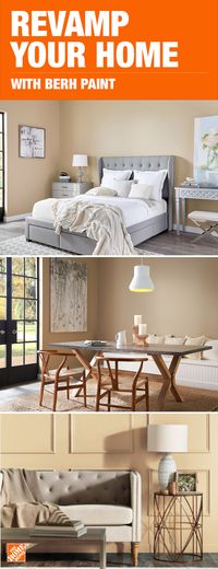 Whether you’re looking to add color to your bedroom, dining room or living room, BEHR Paint can help you achieve the stylish look you desire. Click to shop BEHR Paint for more inspiration.