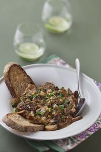 Croûte forestière aux morilles #automne #morilles #champignons #recettes #Marmiton