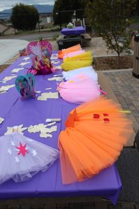 Craft activities at a My Little Pony girl birthday party! See more party ideas at CatchMyParty.com!