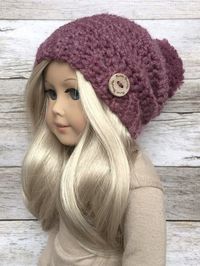 55+ Free Crochet Patterns for American Girl Dolls to make your daughter smile ~ DIY Doll Crafts