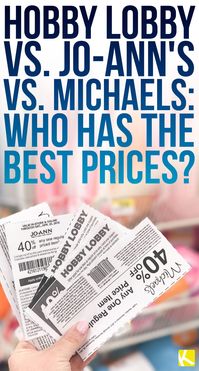 Hobby Lobby vs. Jo-Ann’s vs. Michaels: Who Has the Best Prices?