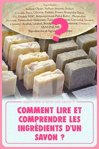 “Mais qu’est-ce que c’est que ce charabia ? C’est écrit en latin, ou quoi ?! On dirait que c’est fait exprès pour que je comprenne rien ! 🙁 “ Voilà la frustration qui s’emparait de moi il y a peu, quand j’essayai de lire et comprendre les ingrédients d’un savon en essayant de décrypter l’étiquette. Autant dire que je n’y comprenais rien du tout ! J’imagine que c’est pareil pour vous, non ? Je m’en vais donc vous apprendre à lire et comprendre les ingrédients inscrits sur l’étiquette d’un savon