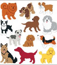 Sandylion Classpak Stickers-Dogs