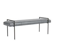 YVES LEATHER BENCH OTTOMAN | Mitchell Gold + Bob Williams
