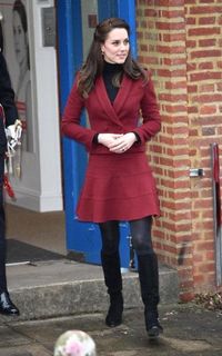 Kate wore a Paule Ka skirt suit