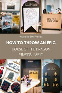 How to Throw a House of the Dragon Viewing Party - Chic Home & Styled Parties