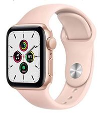 Apple Watch SE 40mm (GPS) - Aluminiumgehäuse Gold Sandrosa Sportarmband (Generalüberholt)