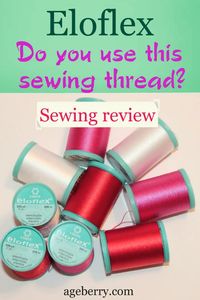 Check out my review of Eloflex thread - a stretchable thread that can be used in a regular sewing machine with just regular straight stitch function. Special stitches (like small zigzag) or a serger are not required to sew knits or stretchy woven fabric with elastane. Just wind the bobbin with Eloflex thread and use the thread both in the needle and the bobbin to sew stretchy fabric. #sewing #sewingreview, #sewingtutorial #sewing101 #eloflex #sewingthread #sewinghacks #sewingknits #sewingtools