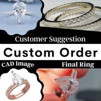Buy Classic Pear Cut Moissanite Engagement Ring Set 14K Rose online on Etsy India. Shop for handmade, vintage and unique Wedding & Engagement items from premvatijewellery online on Etsy