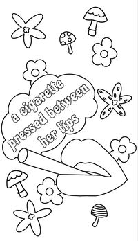 #sublime #badfish #floral #coloringpage #coloringbook #color #printable