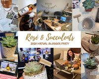 Rosé & Succulents Virtual Blogger Party