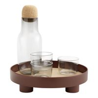 The Platform Tray fuses the function of Scandinavian design with Japanese artisanry to form a stackable tray with a multitude of uses. A design object that is all about marrying aesthetics with function. The tray connects and elevates the objects placed on top of it - almost like a small stilleben.