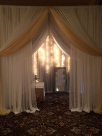 Blush and Grey Elegance #lethbridgeeventrentals #lethbridgeevents #décor #events #reception #wedding #headtable #guesttable #blush #gray #grey #centrepiece #rosette #lace #twinkle #vintage #brideandgroom #chiavari #backdrop #canopy
