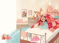 Sheep Lullaby on Behance Margarita Kukhtina #gitkadraws #sheep #childrensbook #illustration
