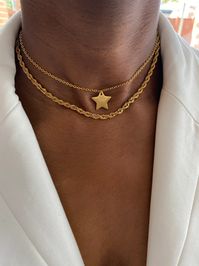 This chain necklace is smashing. Can be worn daily with any kind of outfit. #jewelrygram #gemstones #weddingdesigns #jewelryoftheday #womenaccessories