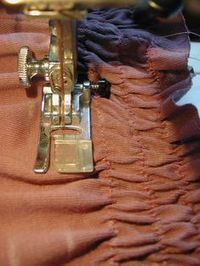 How to Create Elastic Shirring - using your sewing machine and elastic thread. From CraftStylish