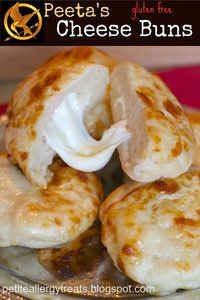Peeta's Cheese Buns-Petiteallergytreats.blogspot.com #glutenfree, #cheesebuns, #hungergames