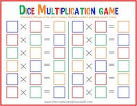 Math Games With Dice Multiplication 51 Best Ideas