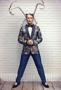 Mads Mikkelsen -- That whole outfit is hideous yet somehow he makes it look incredible.