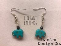 A personal favorite from my Etsy shop https://www.etsy.com/listing/578795390/elephant-earrings