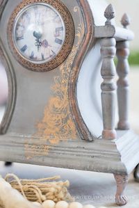 Painted Vintage Clock
