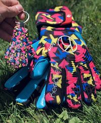 Gloves made for a female goal keeper