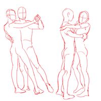 ALMOST AS COOL AS U, practicing drawing some waltzes with a couple of...
