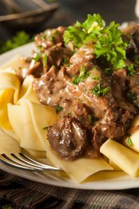 Ina Garten's Beef Stroganoff - Half-Scratched